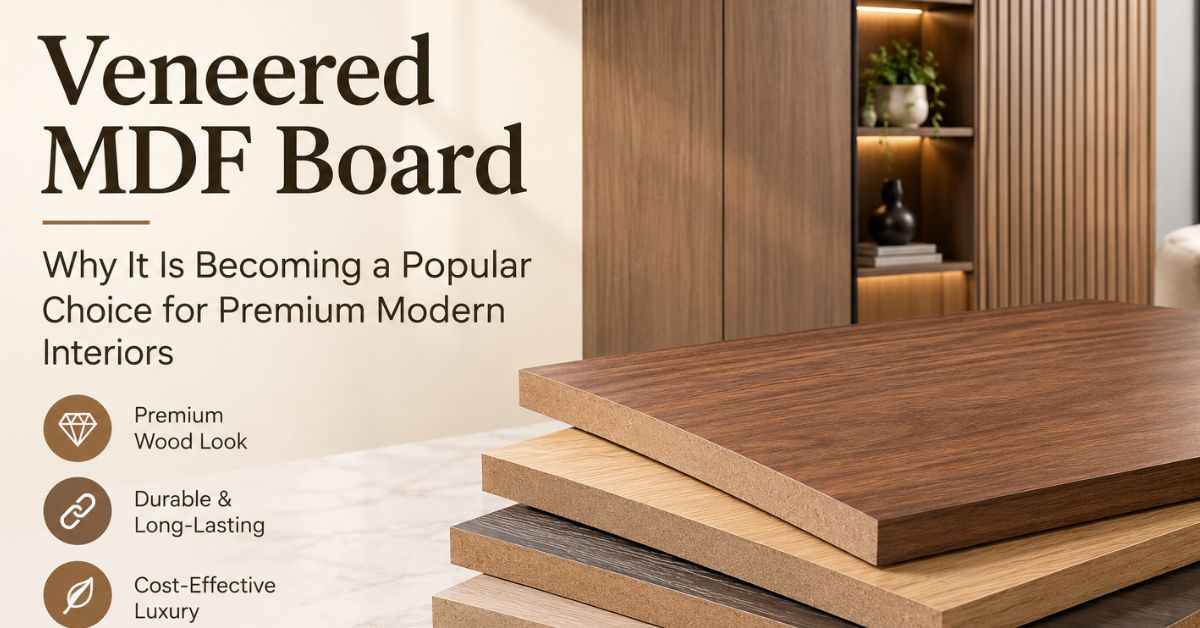 Veneered MDF Board