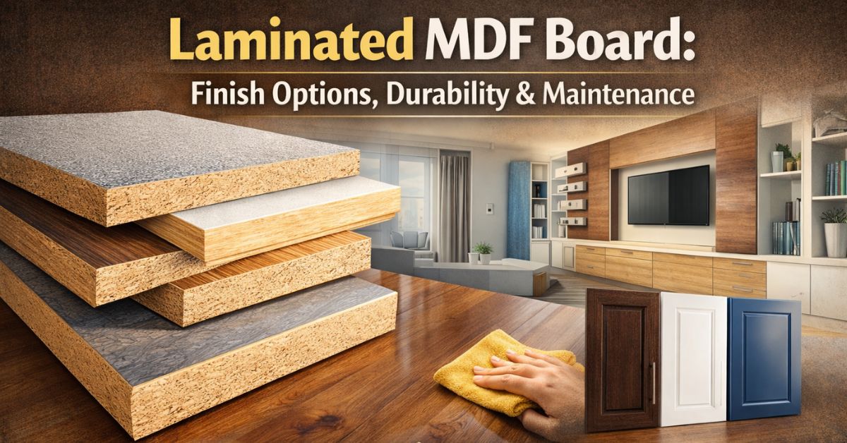 Laminated MDF Board