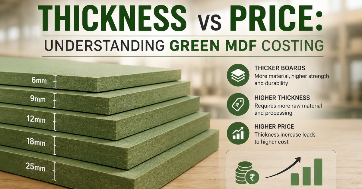 Green MDF boards