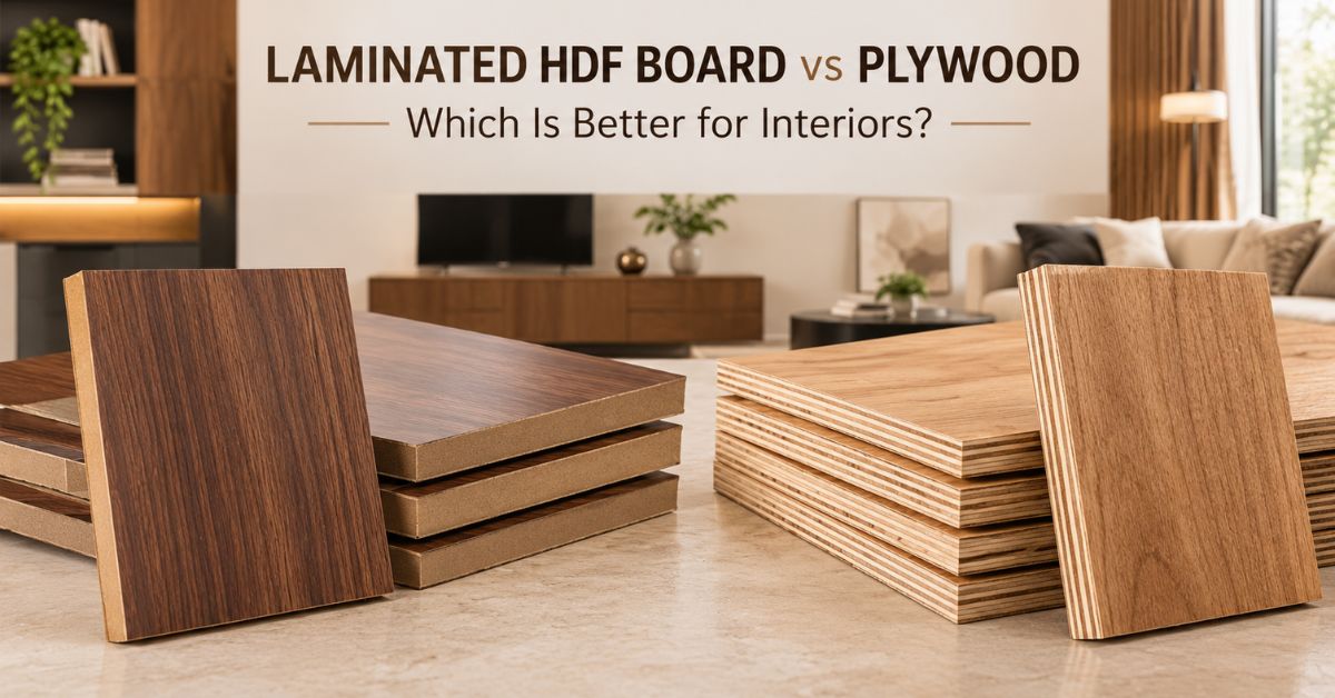 Laminated HDF Board