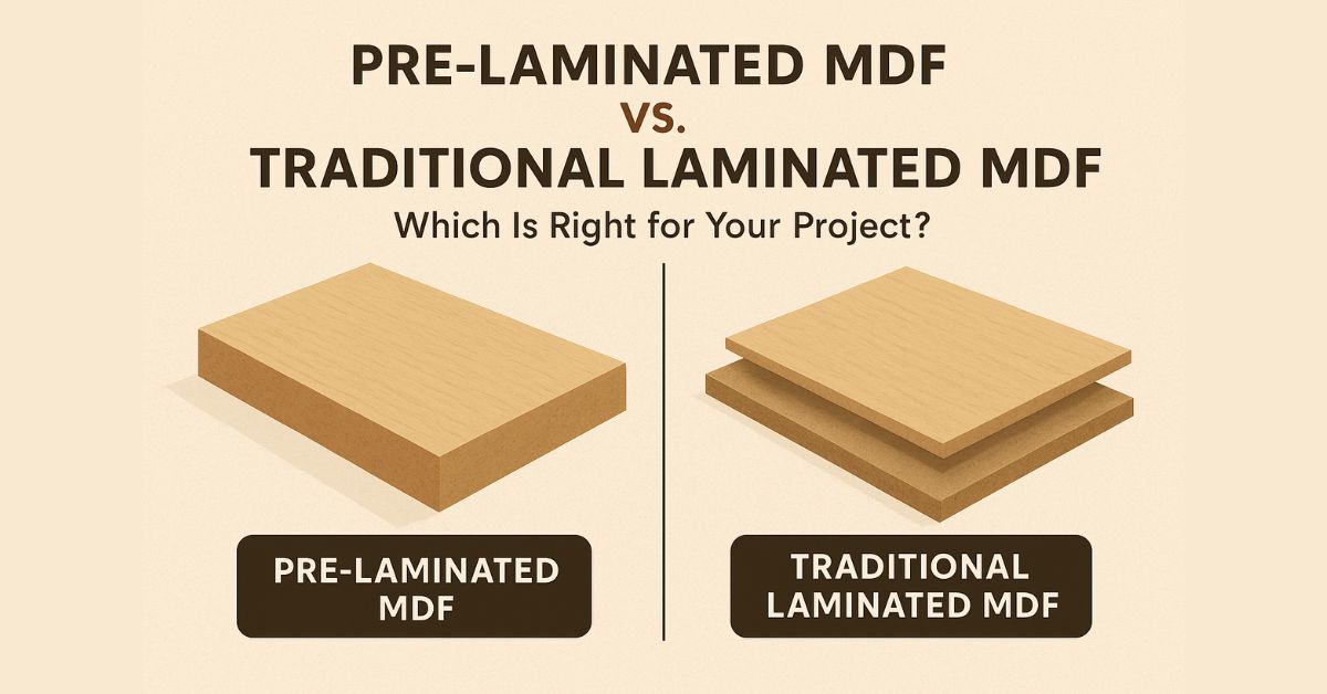 Prelaminated MDF Board