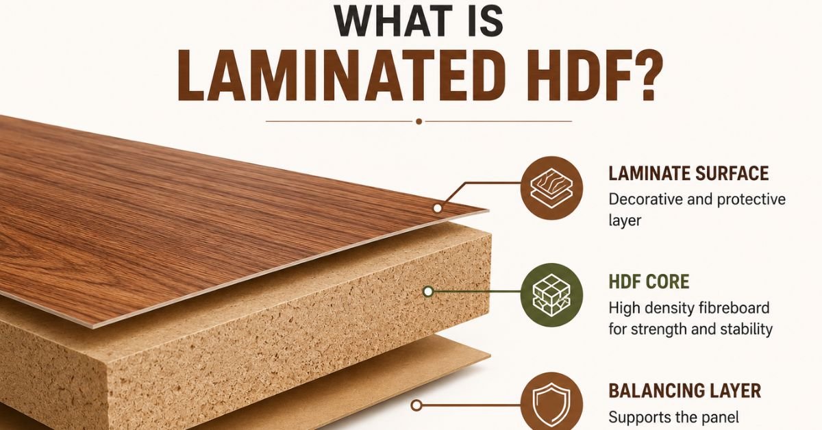 Laminated HDF